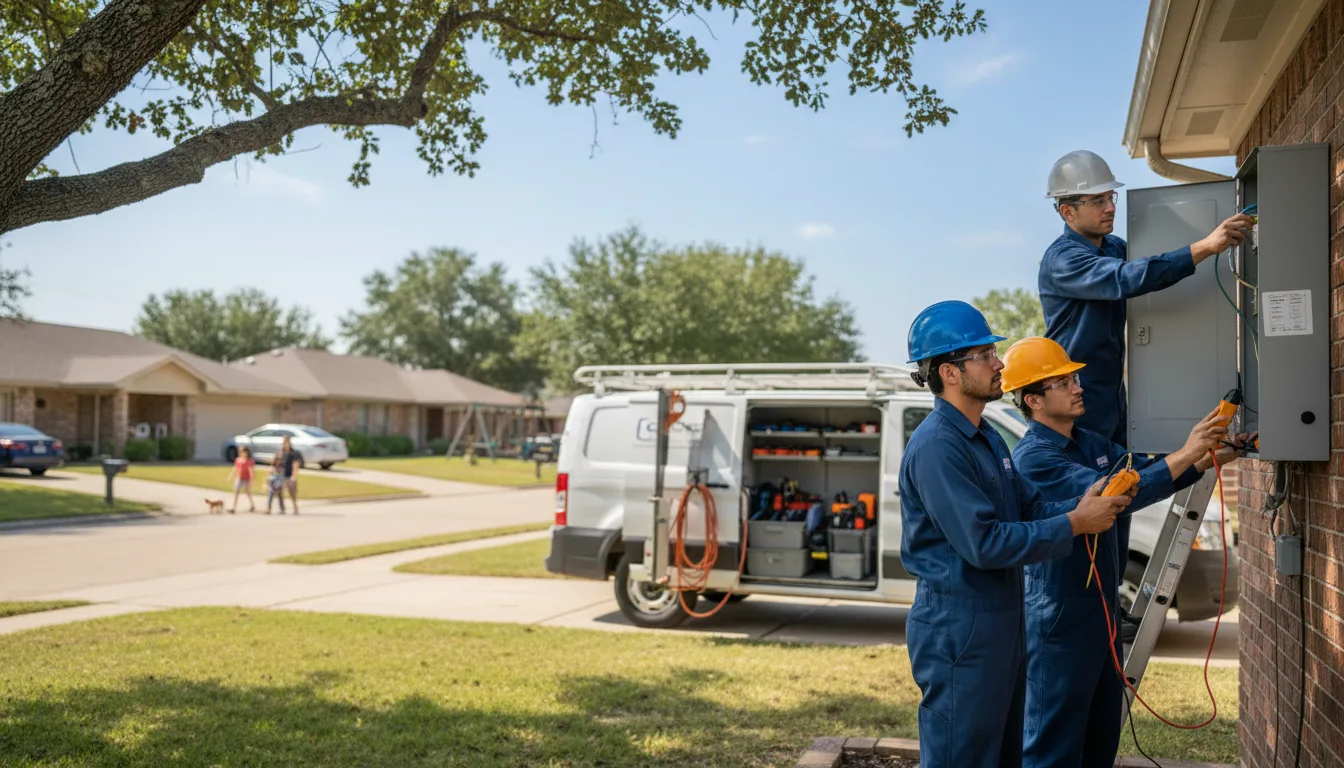 Certified electrician providing emergency electrical services in Weirsdale, FL